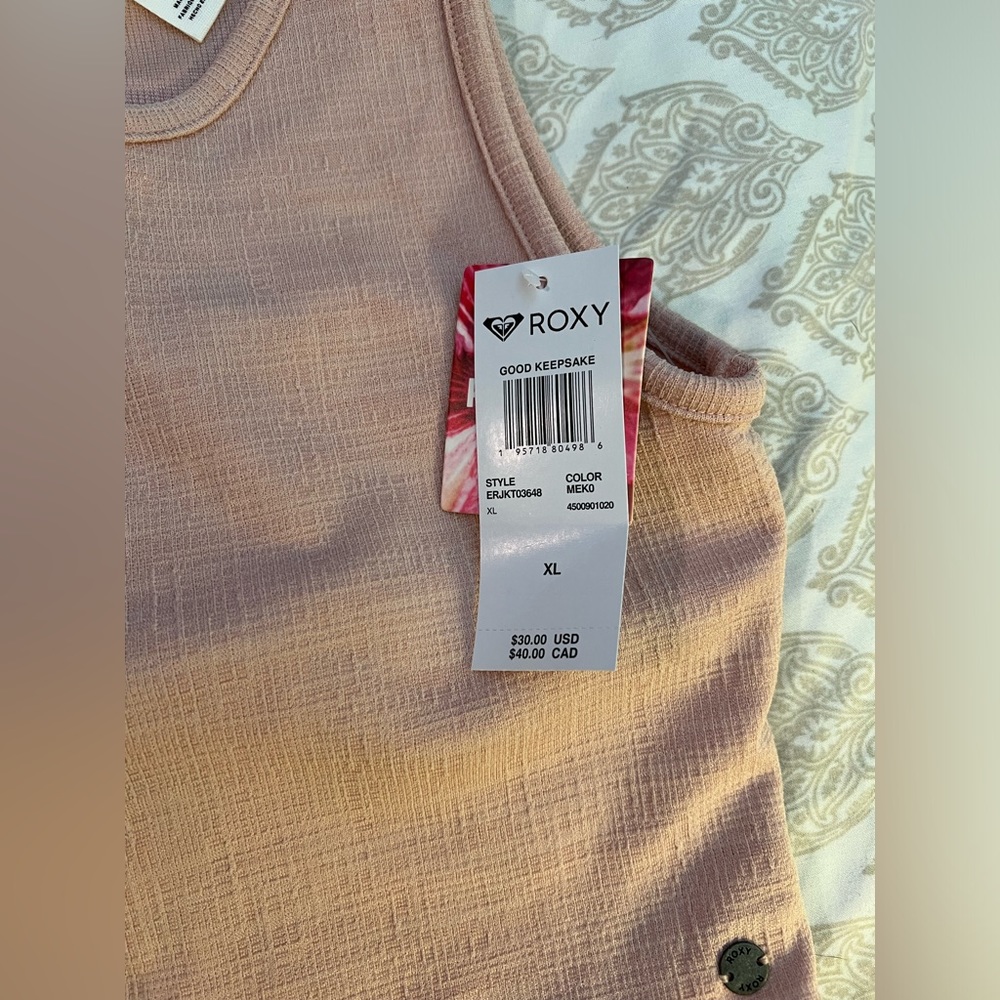 NWT Roxy Crop Tank Top - Picture 3 of 3